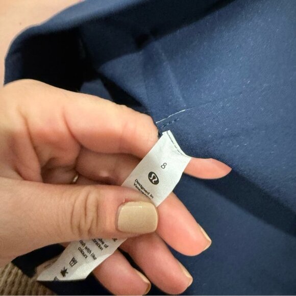 Lululemon Smooth Fit Pull-On High-Rise Cropped PantsTrue Navy - Picture 10 of 12